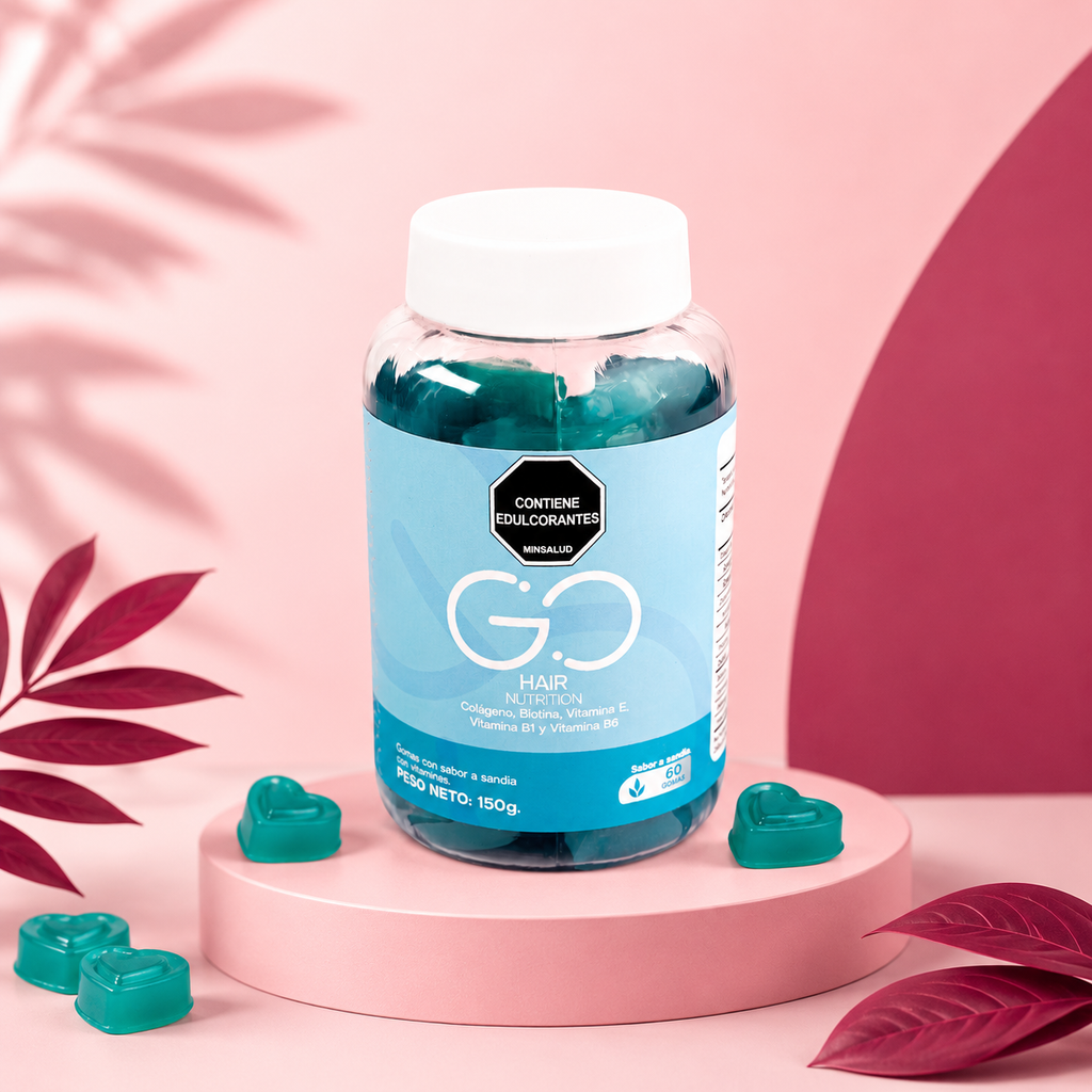 Gomas de colágeno Go Hair — 60 gomas