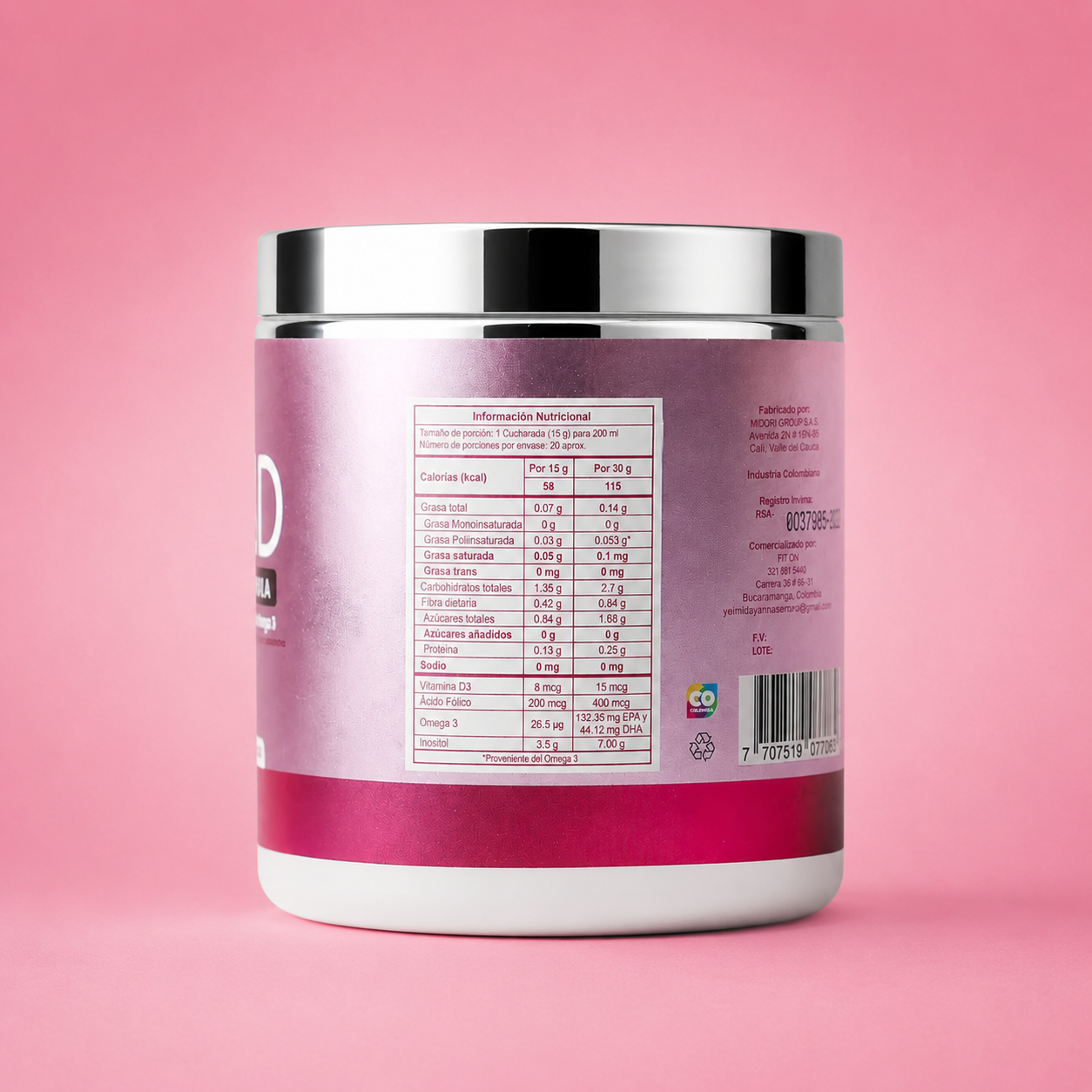 GOLD Inositol fórmula — Equilibrio Hormonal Femenino Natural — 300gr by Fit On